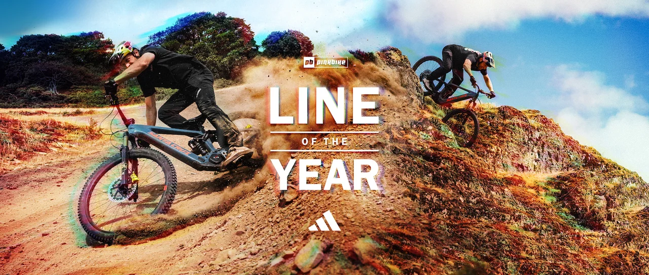 Official adidas x Pinkbike Line of the Year contest image.