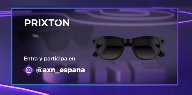 Creatividad de Prixton para el sorteo de AXN España, con las Gafas Iris como premio.