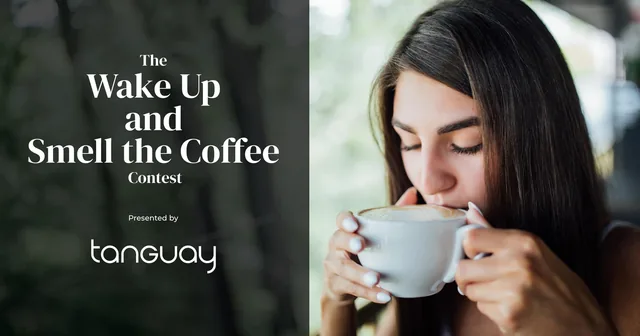 CBC and Tanguay contest banner for the espresso machine and coffee beans prize.