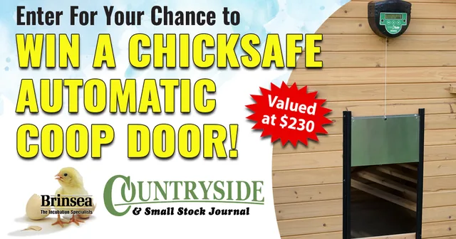 Brinsea ChickSafe automatic coop door opener from the Countryside sweepstakes page.