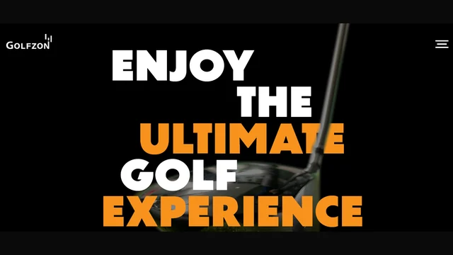 GOLFZON tournament landing promoting the September Monthly Challenge and ultimate golf experience.