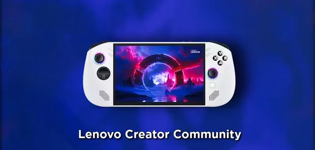 Official Lenovo Creator Community artwork for the Legion Go S giveaway.