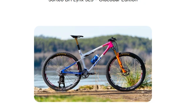 Bicicleta BH Lynx SLS 9.5 Glucobar Edition del sorteo Nutrinovex 2026