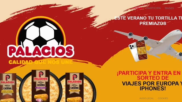 Promoción Palacios 2026 con viajes por Europa y iPhone como premios