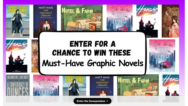 Penguin Random House Must-Have Graphic Novel Sweeps entry page.