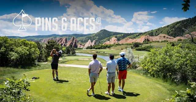 Golf photo with the Pins & Aces logo from the contest page.