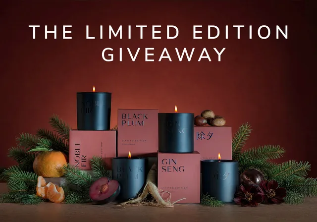 Studio Stockhome limited edition holiday candle collections.