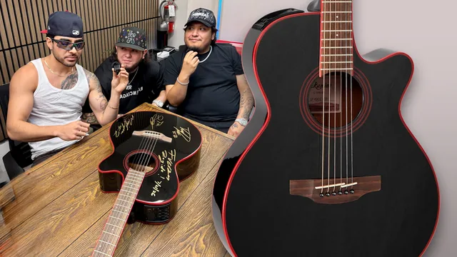 Takamine G Series guitar for the Fuerza Regida sweepstakes.
