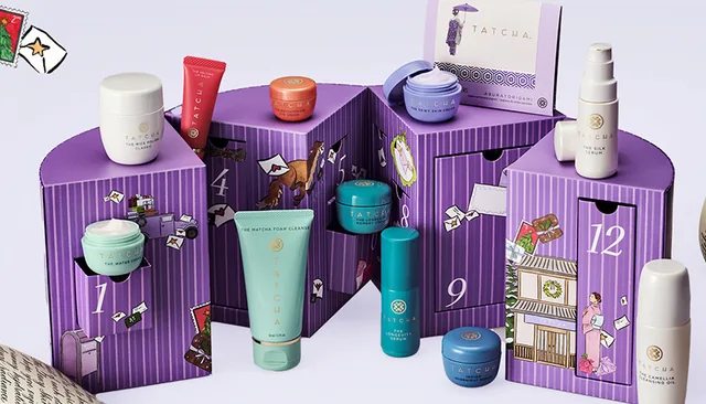 Tatcha advent calendar from the sweepstakes page.